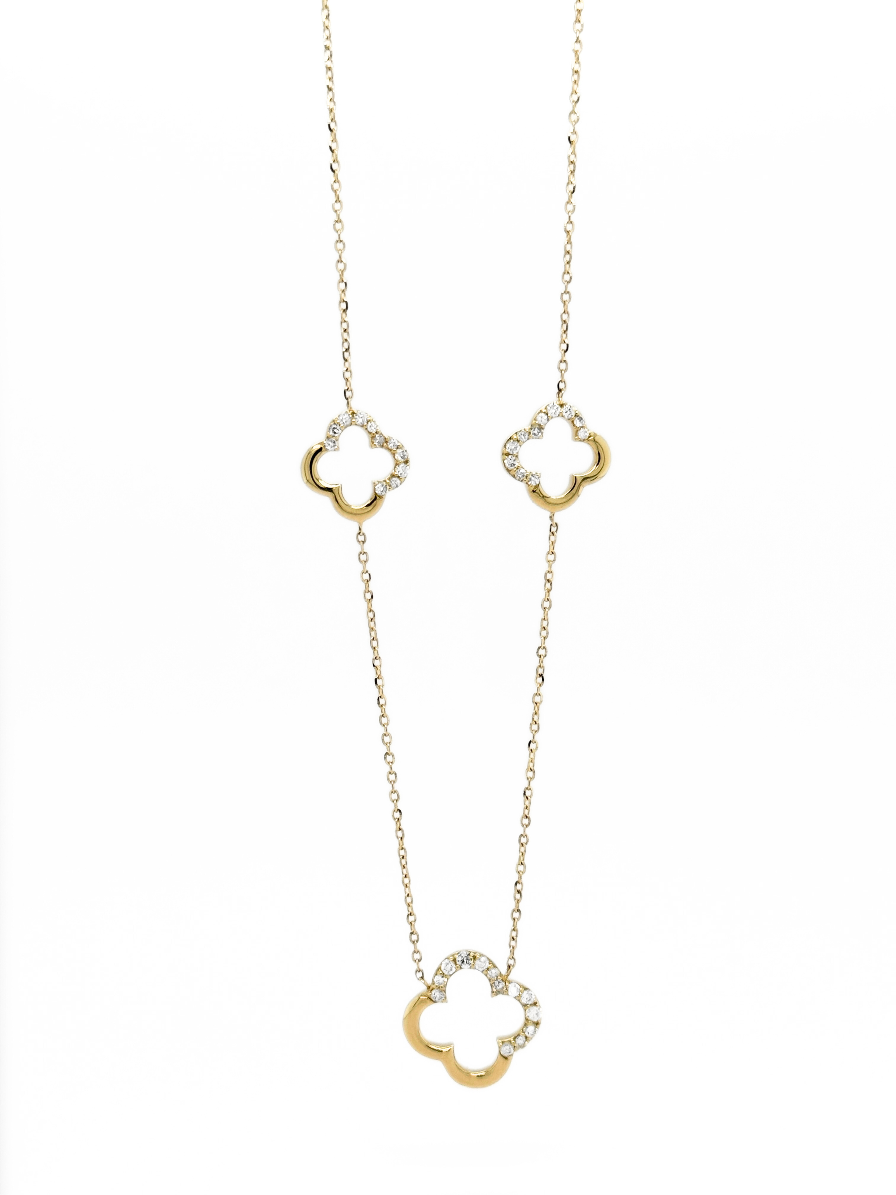 3-CLOVER NECKLACE-112149